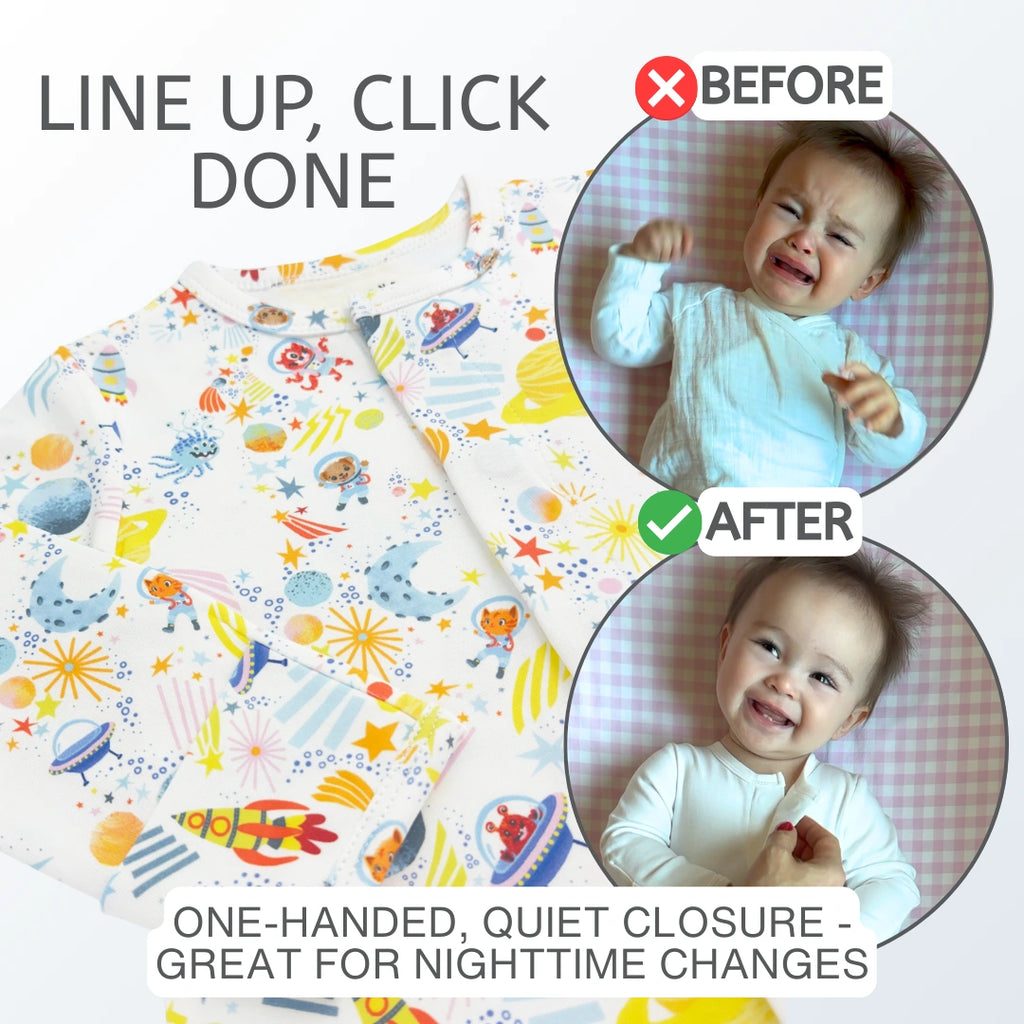 Magnetic Onesie - Space Baby