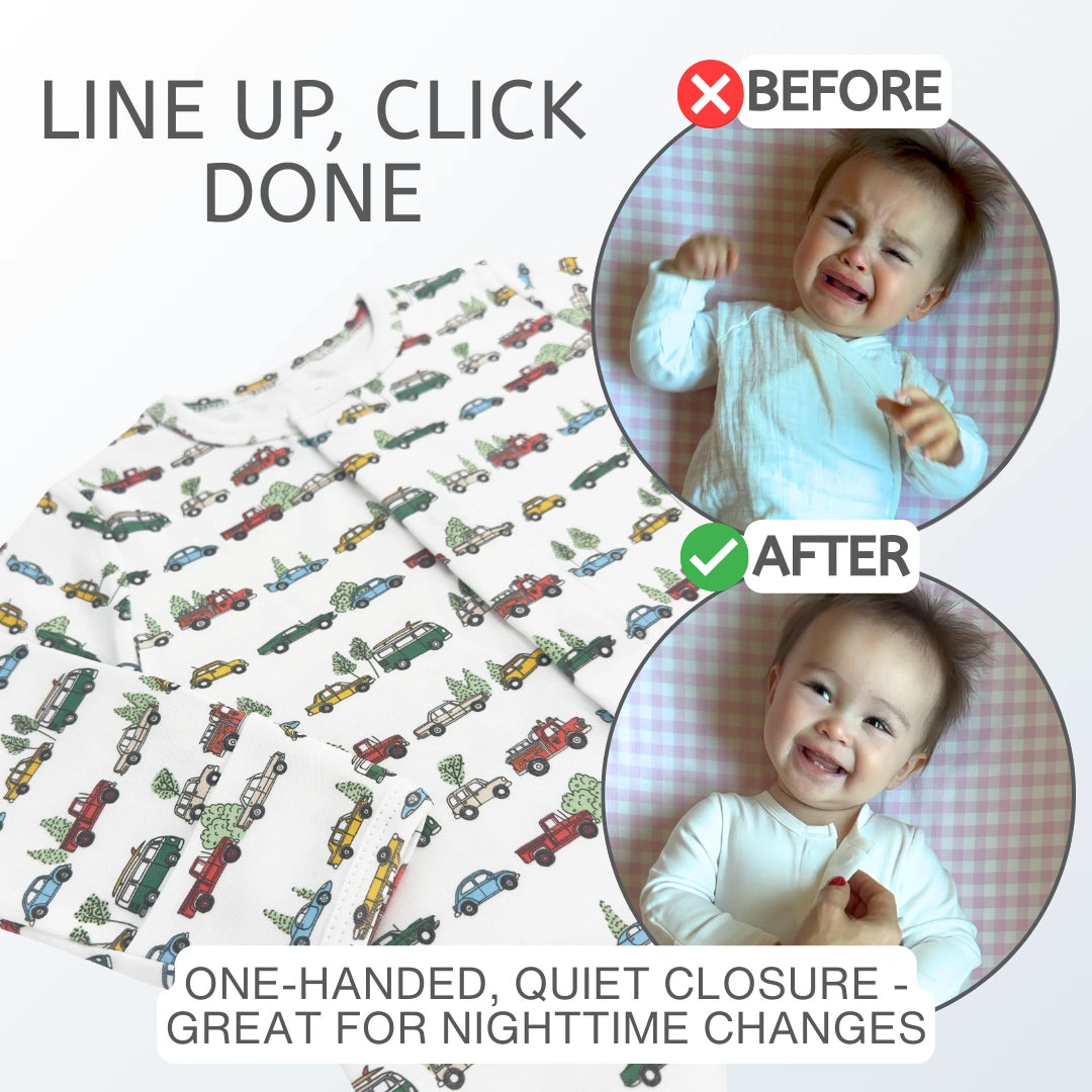 Magnetic Onesie - Little Hot Wheels