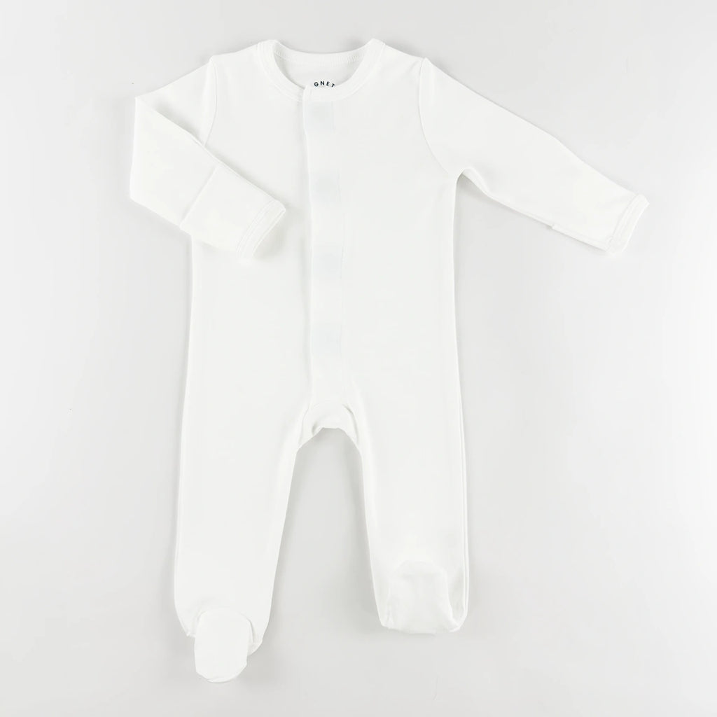 Magnetic Onesie - White