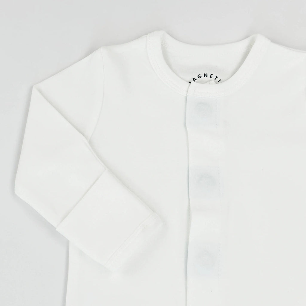 Magnetic Onesie - White