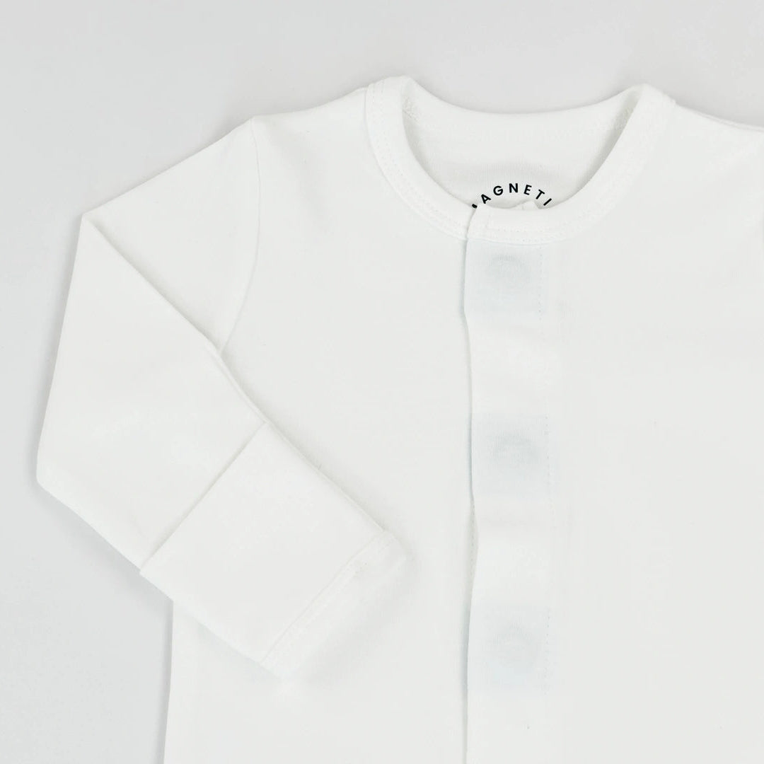Magnetic Onesie - White