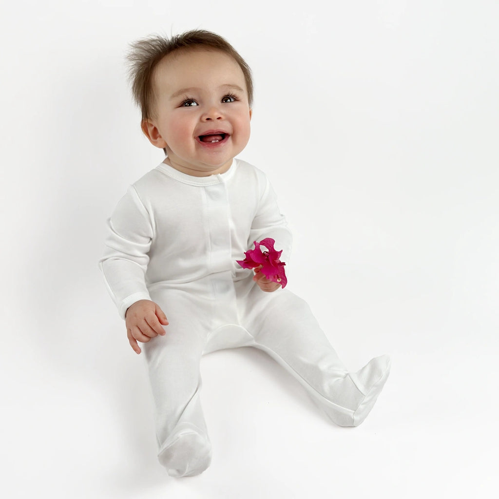 Magnetic Onesie - White