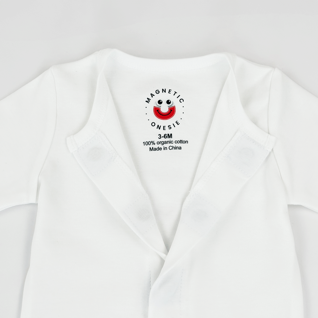 Magnetic Onesie - White